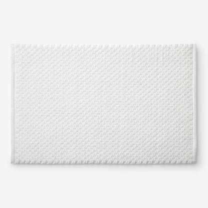 Textured Handwoven Cotton Bath Rug