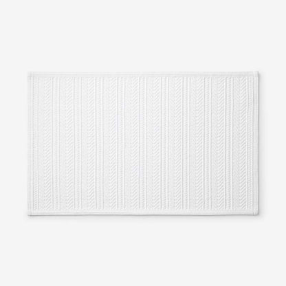 Flatwoven Textured Bath Mat