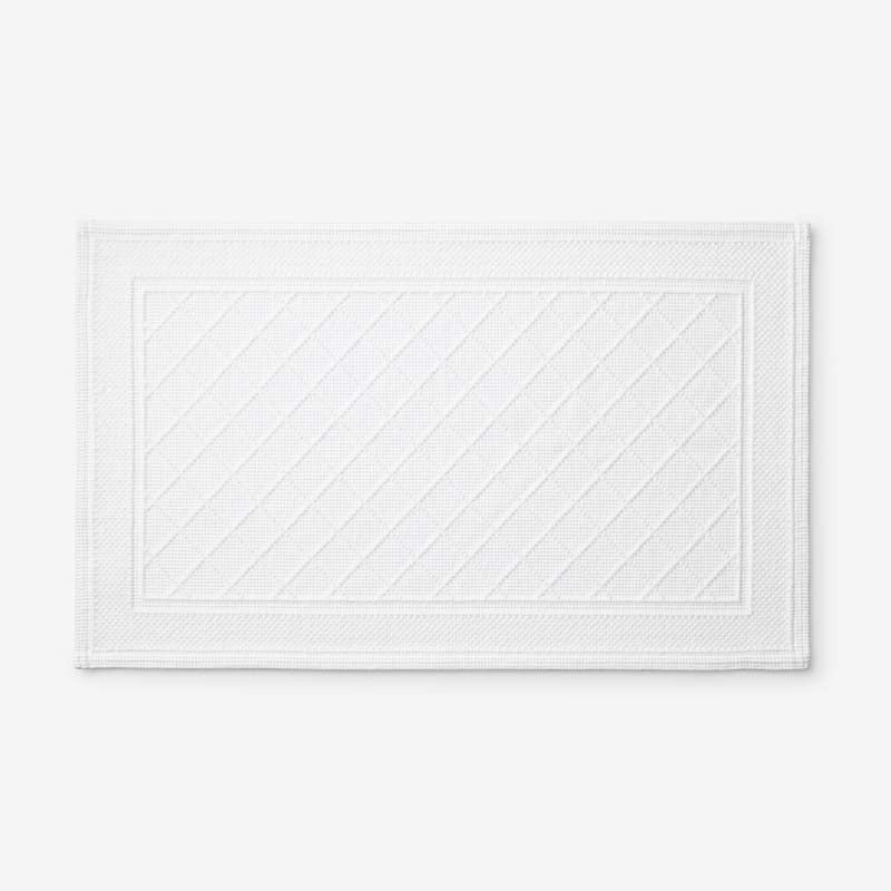 Flatwoven Textured Bath Mat
