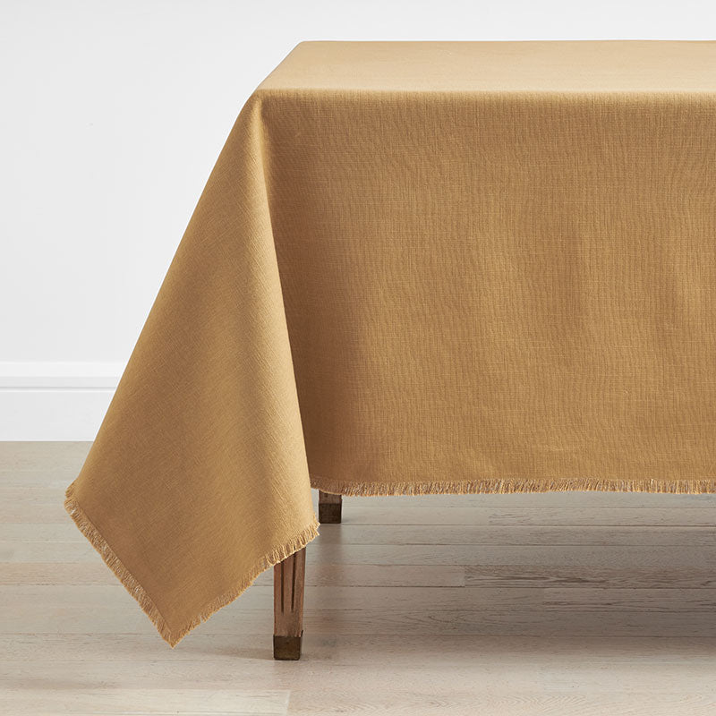 Solid Fringe Tablecloth