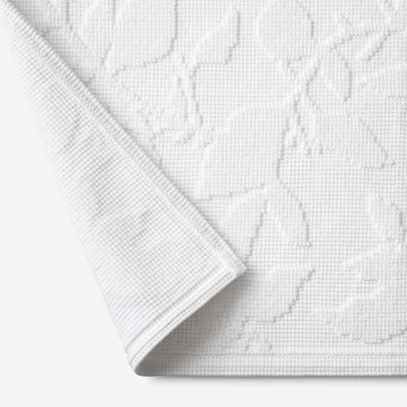 Flatwoven Textured Bath Mat