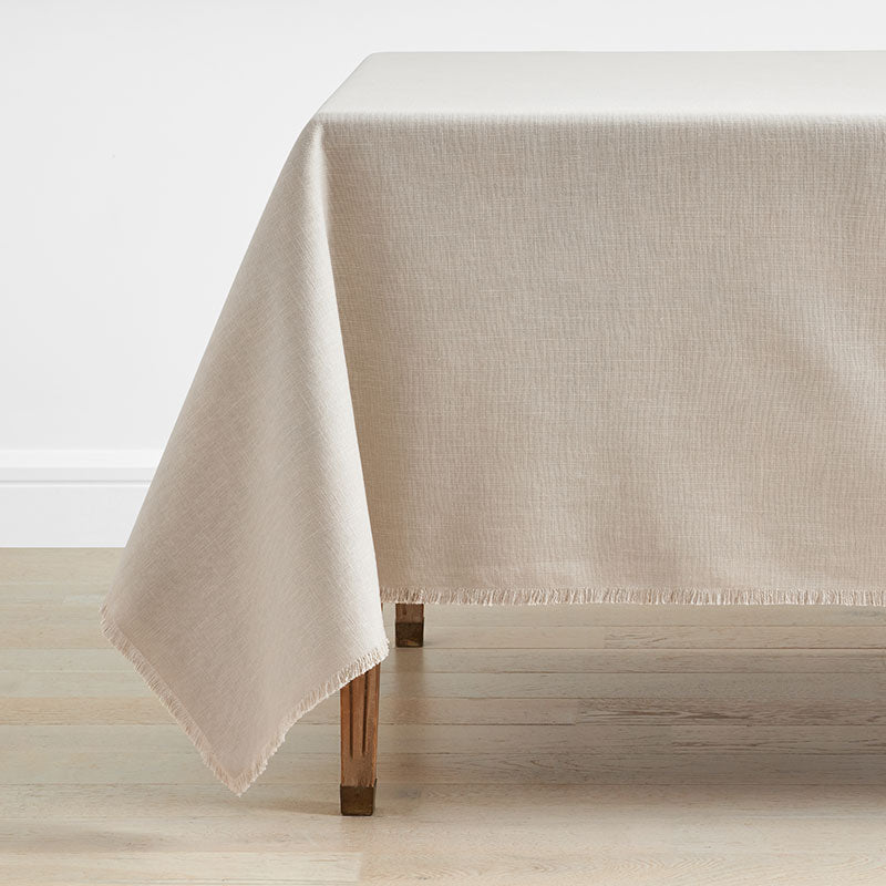 Solid Fringe Tablecloth