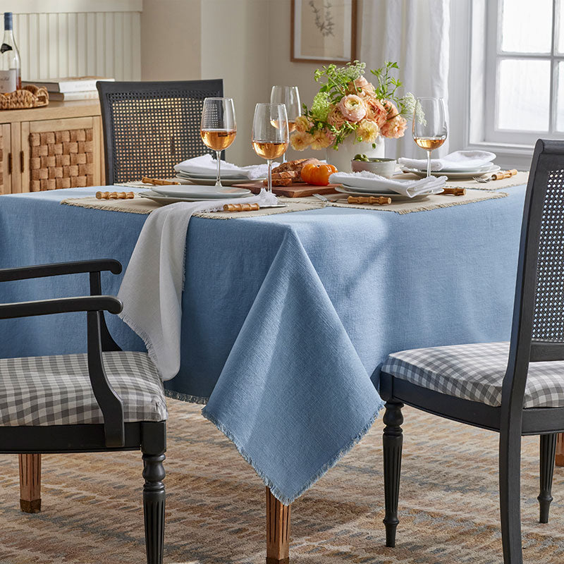 Solid Fringe Tablecloth