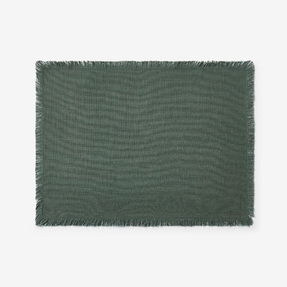 Solid Fringe Placemats, Set of 4