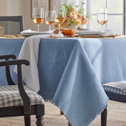 Solid Fringe Tablecloth