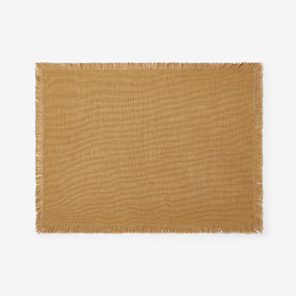 Solid Fringe Placemats, Set of 4