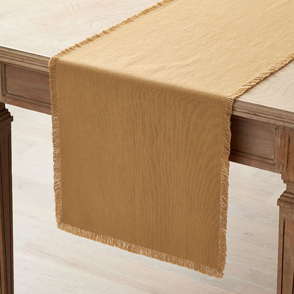 Solid Fringe Table Runner