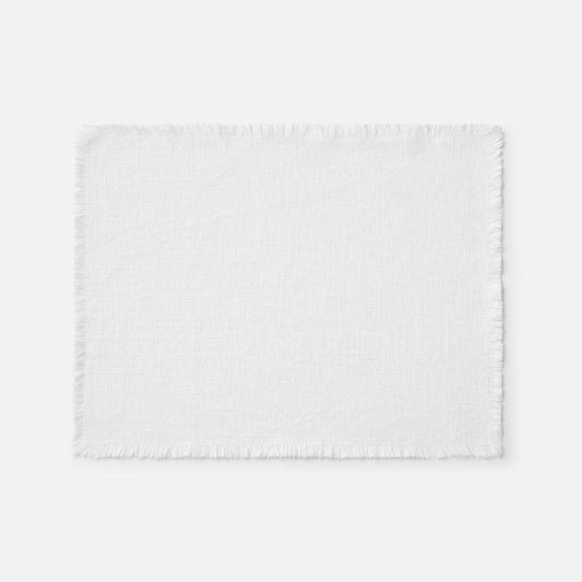 Solid Fringe Placemats, Set of 4
