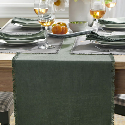 Solid Fringe Table Runner