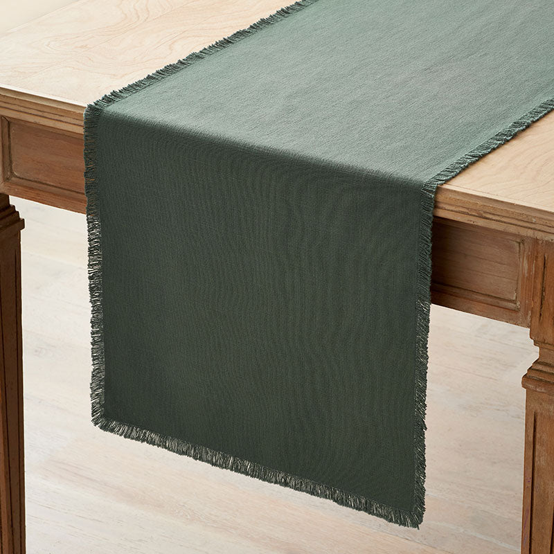 Solid Fringe Table Runner