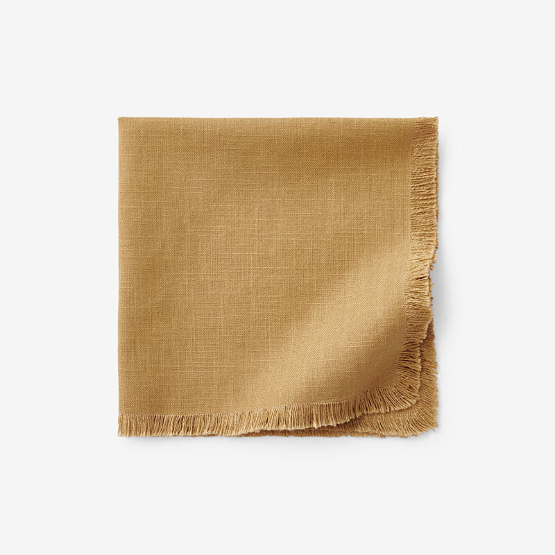 Solid Fringe Napkins, Set of 4