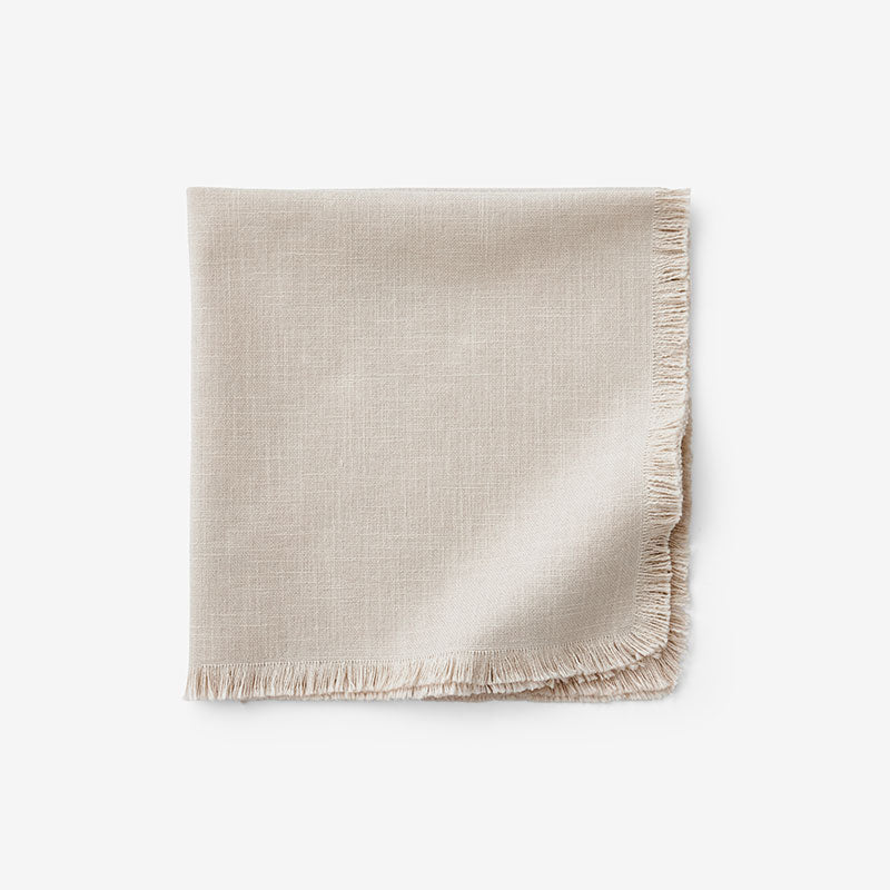 Solid Fringe Napkins, Set of 4