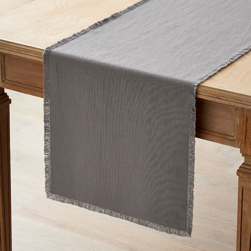 Solid Fringe Table Runner