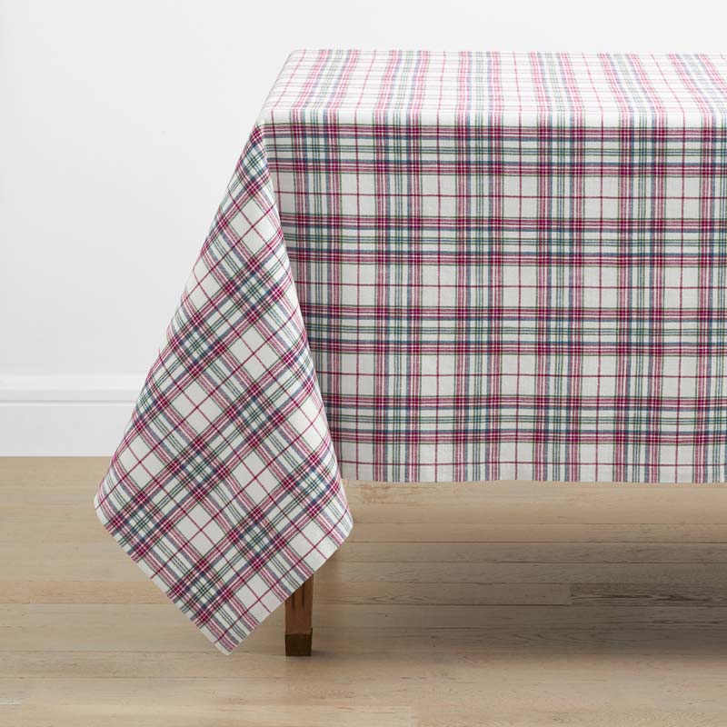 Classic Plaids Yarn-Dyed Tablecloth