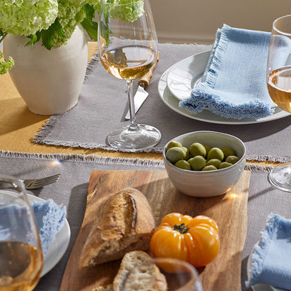Solid Fringe Napkins, Set of 4