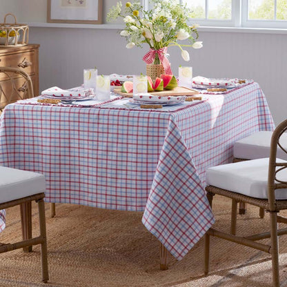 Classic Plaids Yarn-Dyed Tablecloth