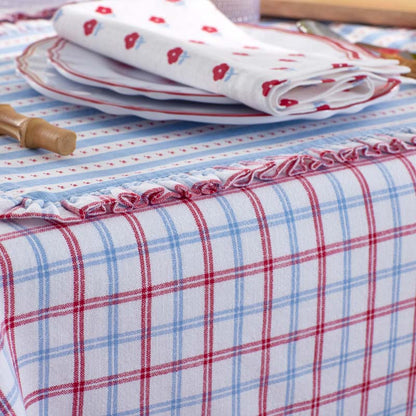 Classic Plaids Yarn-Dyed Tablecloth