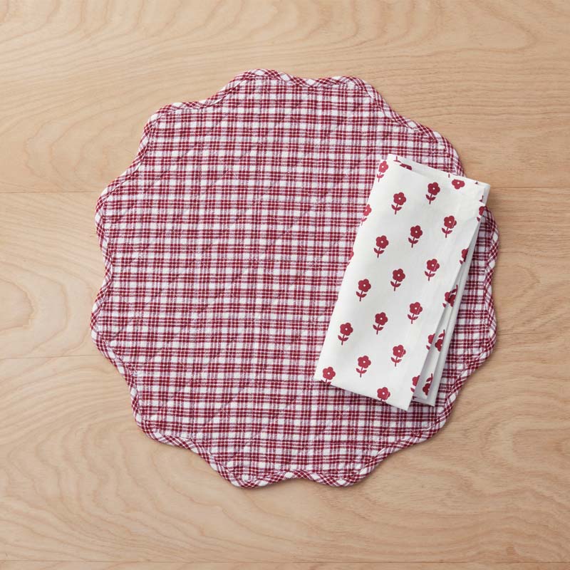 Flower Napkins, Set of 4