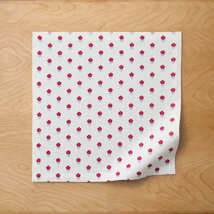 Flower Napkins, Set of 4