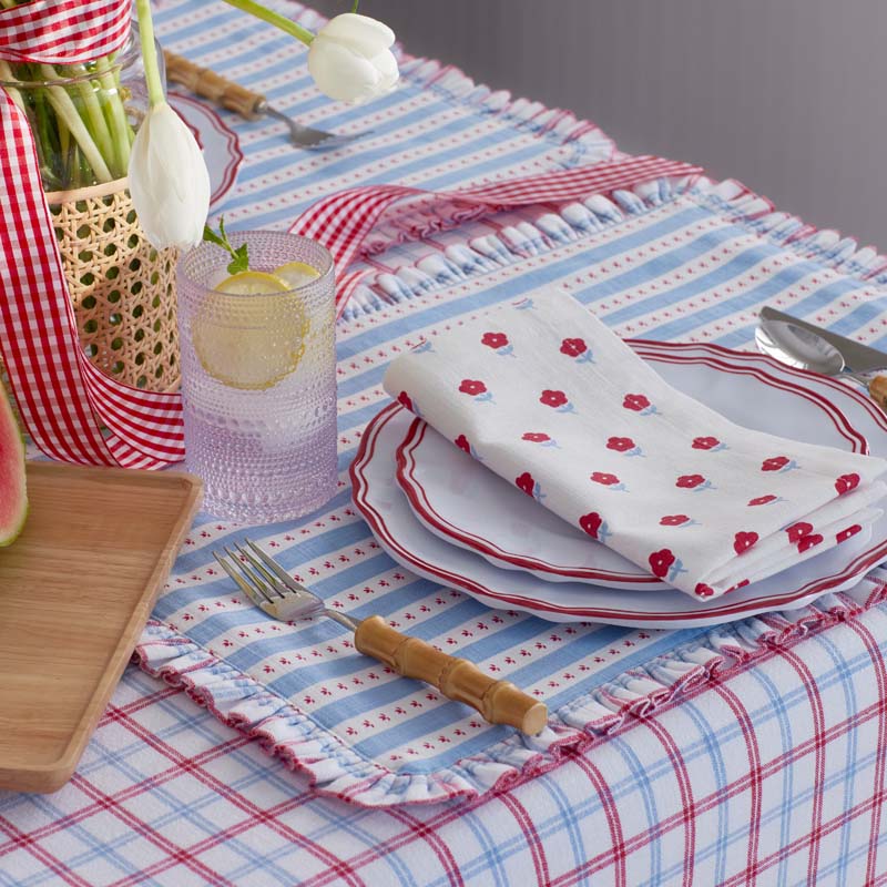 Flower Napkins, Set of 4