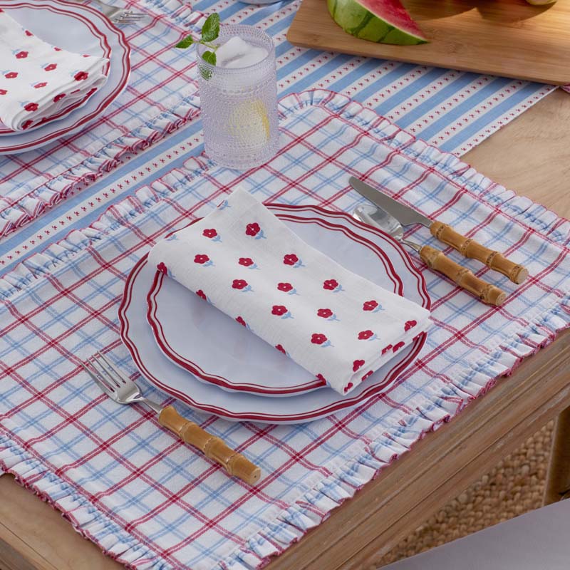 Flower Napkins, Set of 4