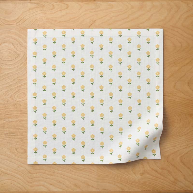 Flower Napkins, Set of 4