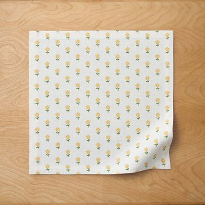 Flower Napkins, Set of 4