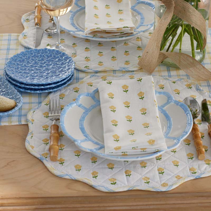 Flower Napkins, Set of 4