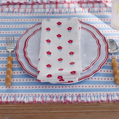 Flower Napkins, Set of 4