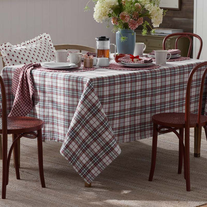 Classic Plaids Yarn-Dyed Tablecloth