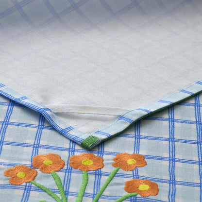 Floral Plaid Kitchen Towel Sets
