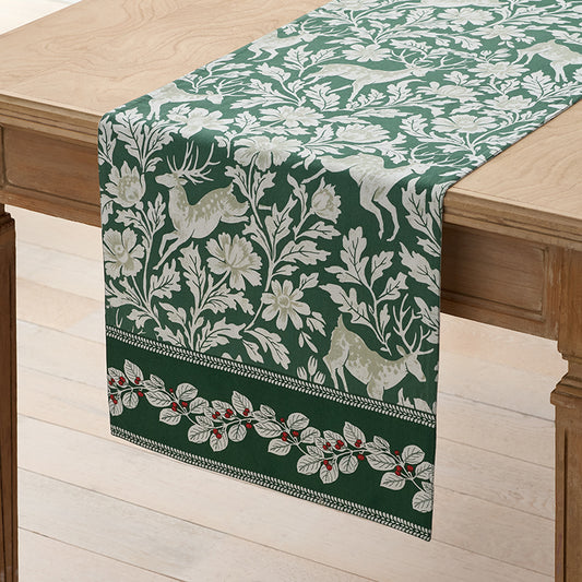 Deer Walk Reversible Table Runner