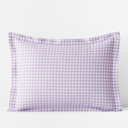 Gingham Classic Cool Organic Cotton Percale Sham