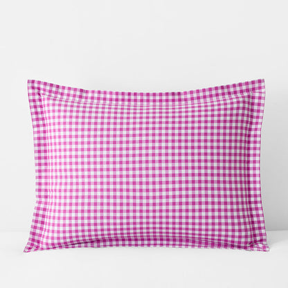 Gingham Classic Cool Organic Cotton Percale Sham