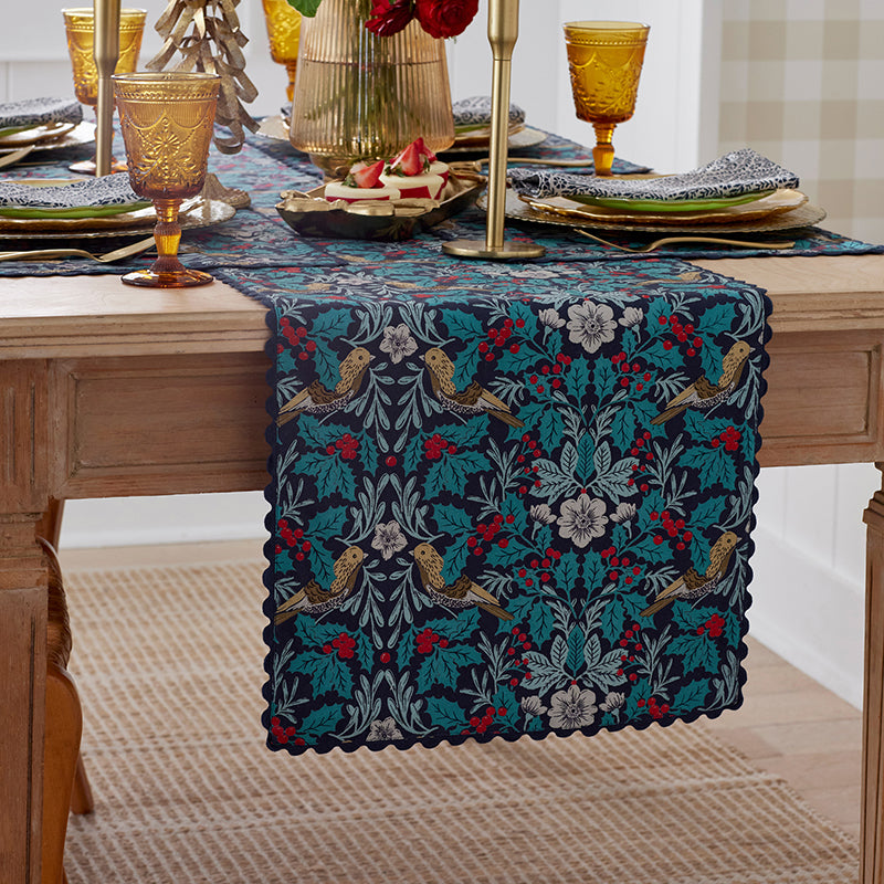 Bird Garden Reversible Table Runner