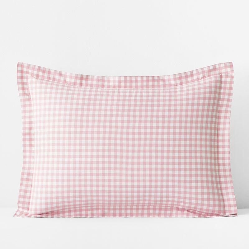 Gingham Classic Cool Organic Cotton Percale Sham