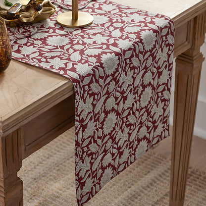 Floral Garden Reversible Table Runner