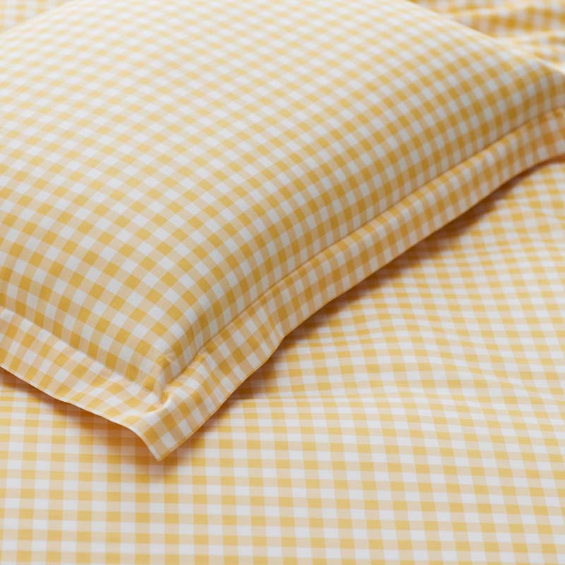 Gingham Classic Cool Organic Cotton Percale Sham