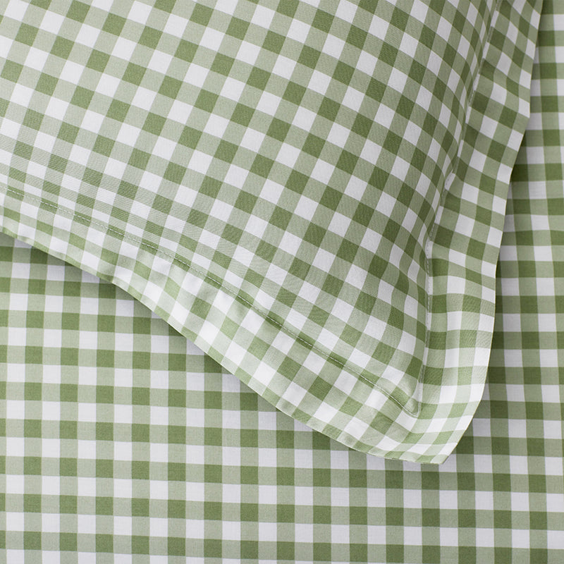 Gingham Classic Cool Organic Cotton Percale Sham