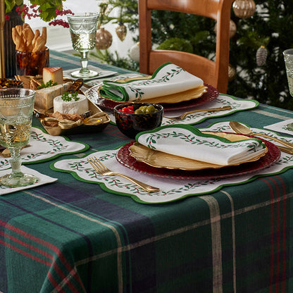 Henrietta Large Plaid Tablecloth