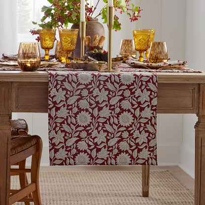 Floral Garden Reversible Table Runner