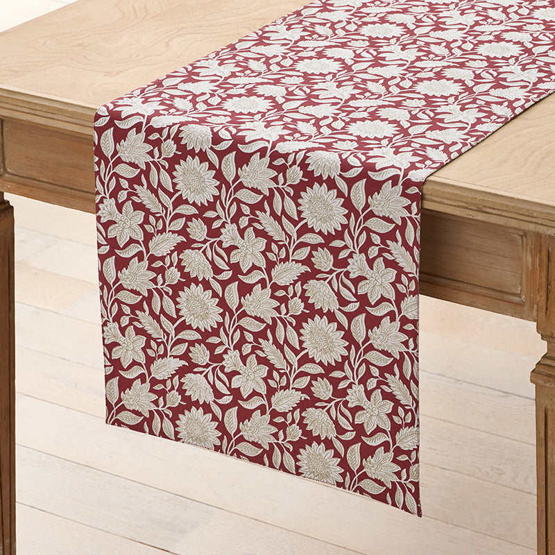 Floral Garden Reversible Table Runner
