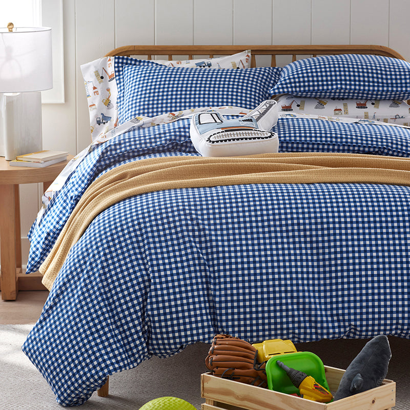 Gingham Classic Cool Organic Cotton Percale Sham