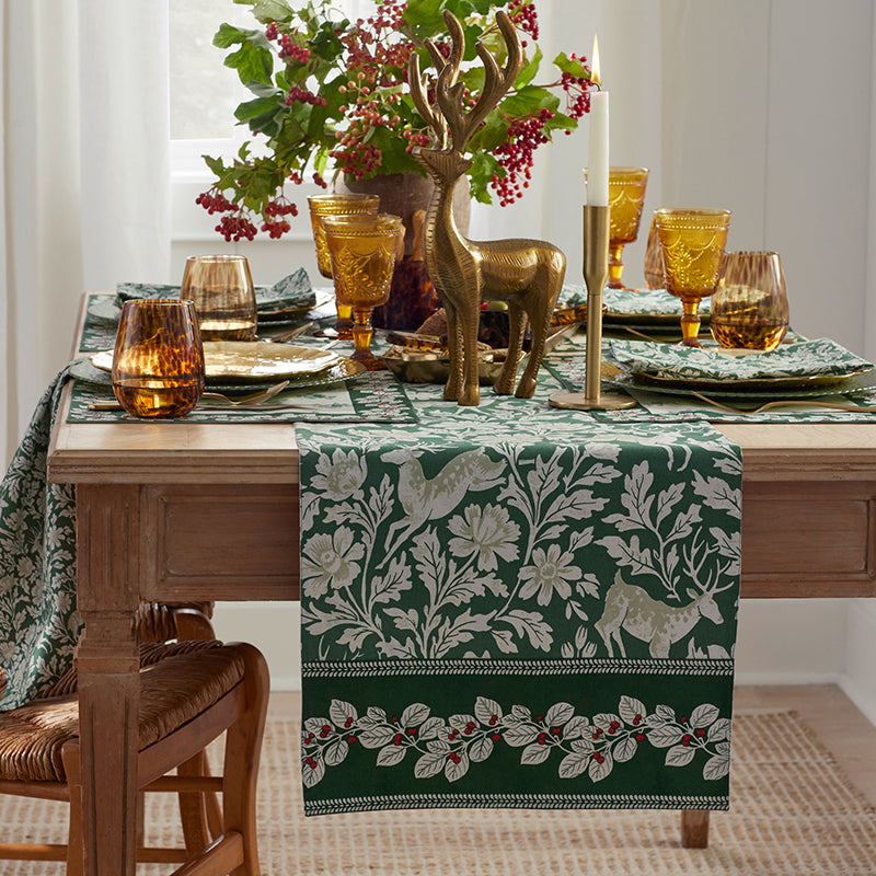 Deer Walk Reversible Table Runner