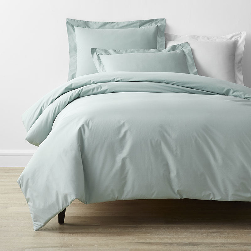 4-Piece Classic Cool Cotton Percale Solid Bedding Bundle