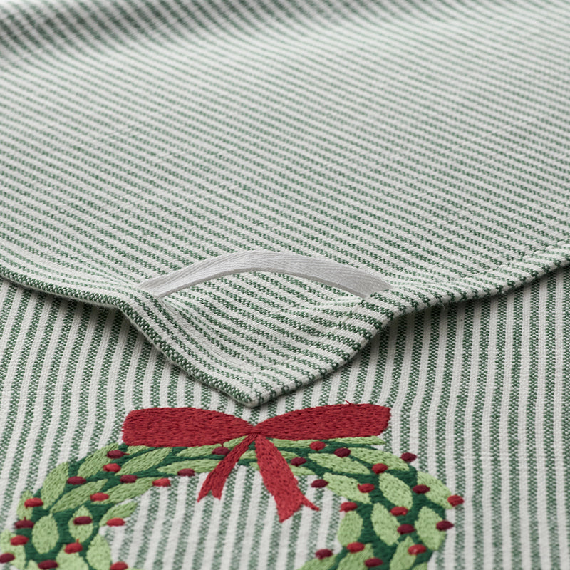 Embroidered Tea Towels, Set of 2