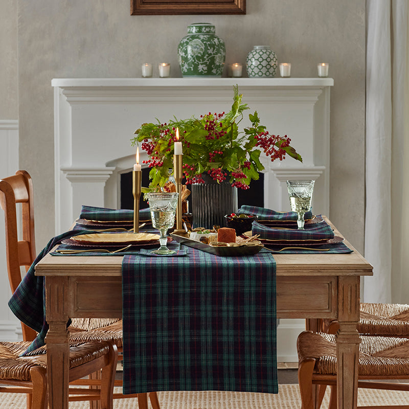 Henrietta Mini Plaid Table Runner