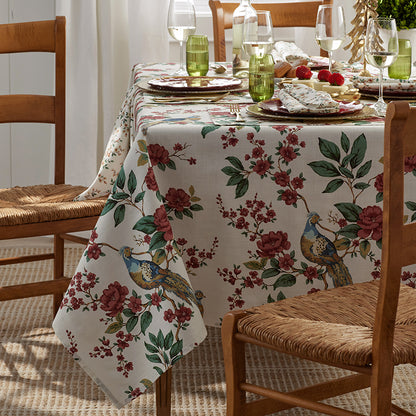 Elegant Pheasant Tablecloth