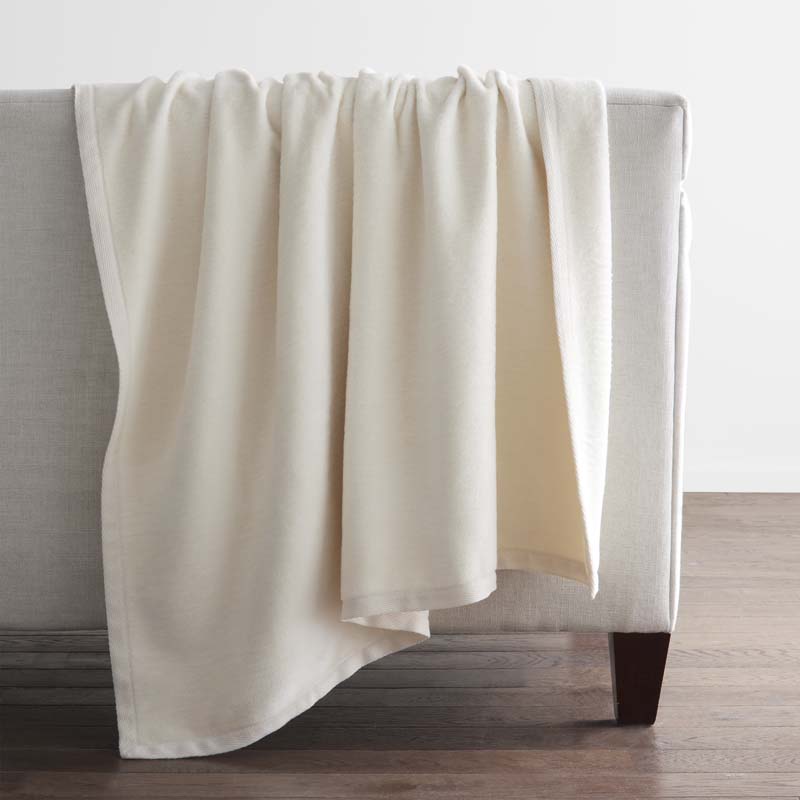 Cotton/Acrylic Fleece Throw