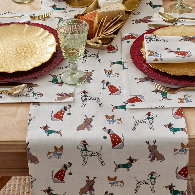 Holiday Pup Table Runner